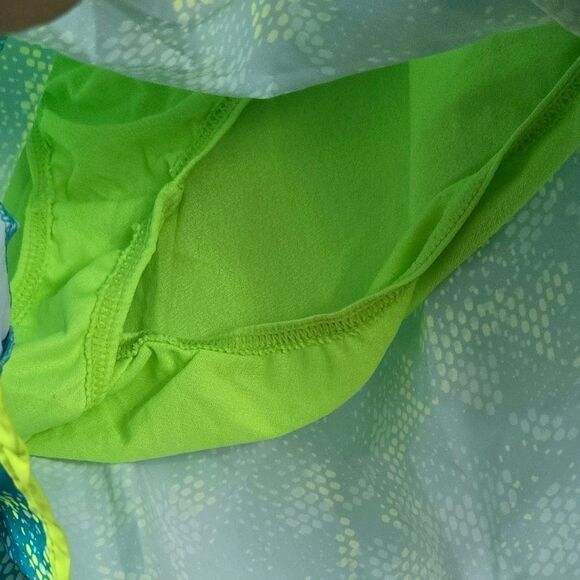 Women's Champion Shorts Neon Printed Running Lined DuoDry Activewear Athletic - Picture 3 of 12